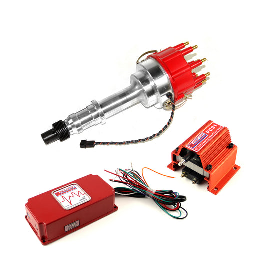 Pontiac 326 400 455 Pro Billet Distributor 6AL CDI Ignition & Coil Kit
