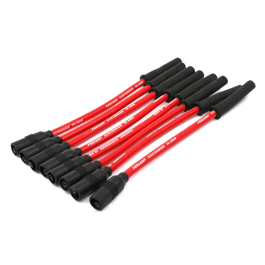 Chevy LS1 LS2 LS3 LS6 - Bobina recta sobre tapa - Cables de bujía rojos