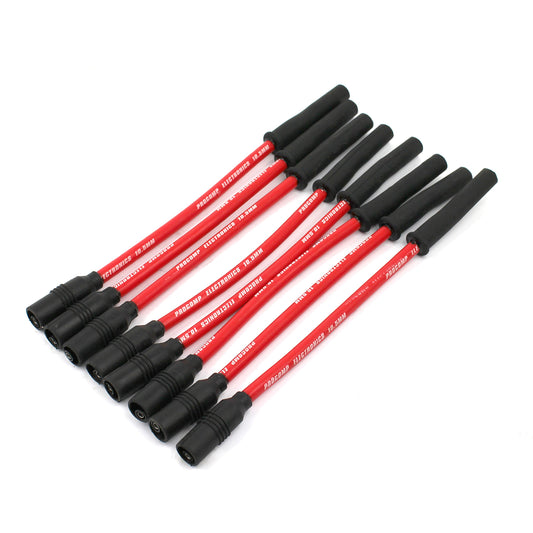 Chevy LS1 LS2 LS3 LS6 - Bobina recta sobre tapa - Cables de bujía rojos