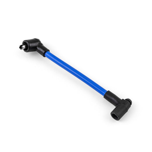 Cable de bujía de bobina, solo macho a hembra, 90 grados [azul]