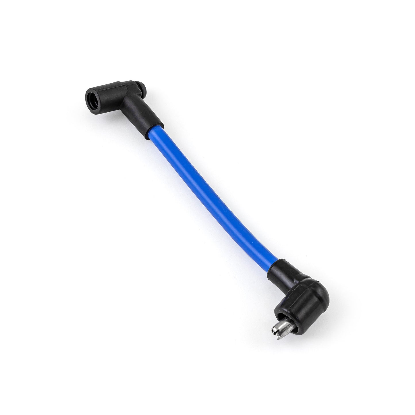 Cable de bujía de bobina, solo macho a hembra, 90 grados [azul]