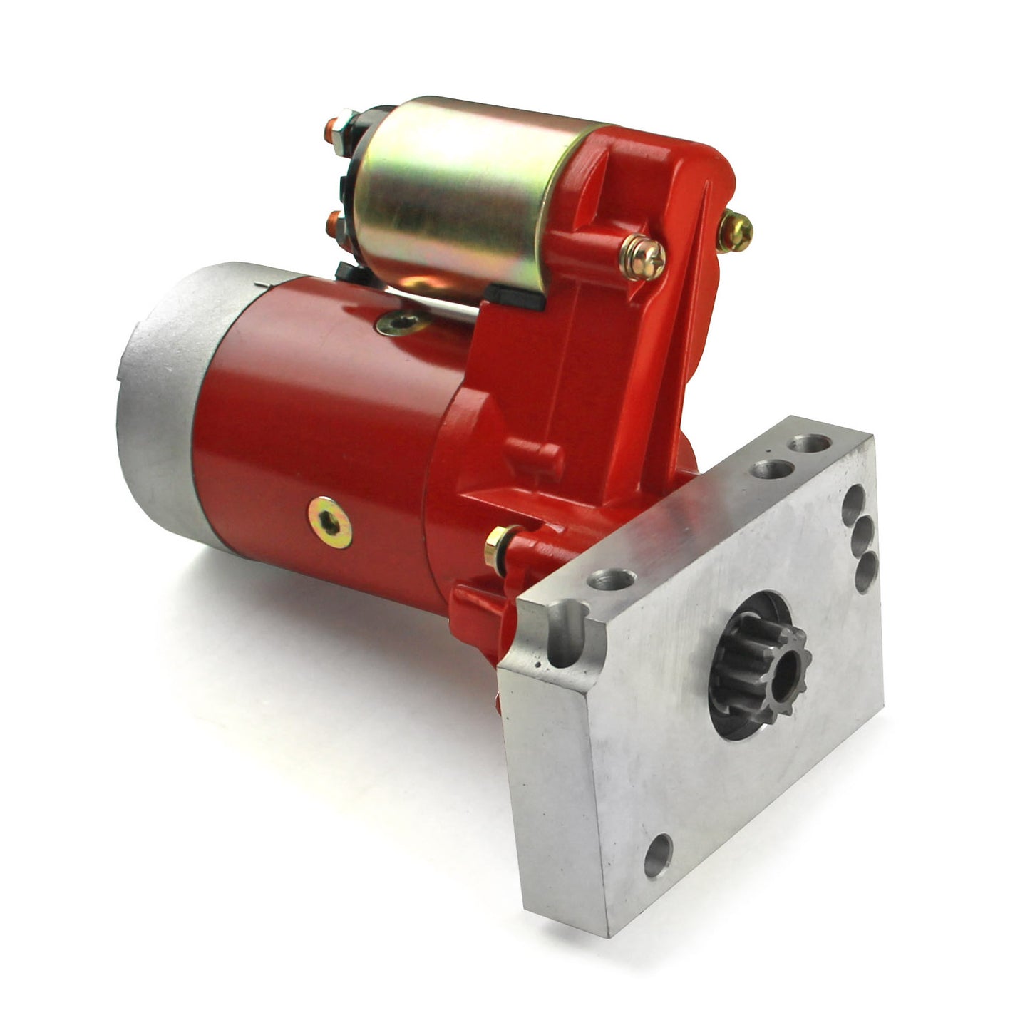 Motor de arranque recto Tilton de 4 HP, color rojo, para Chevy SBC 350 BBC 454, 10" 153T 11" 168T