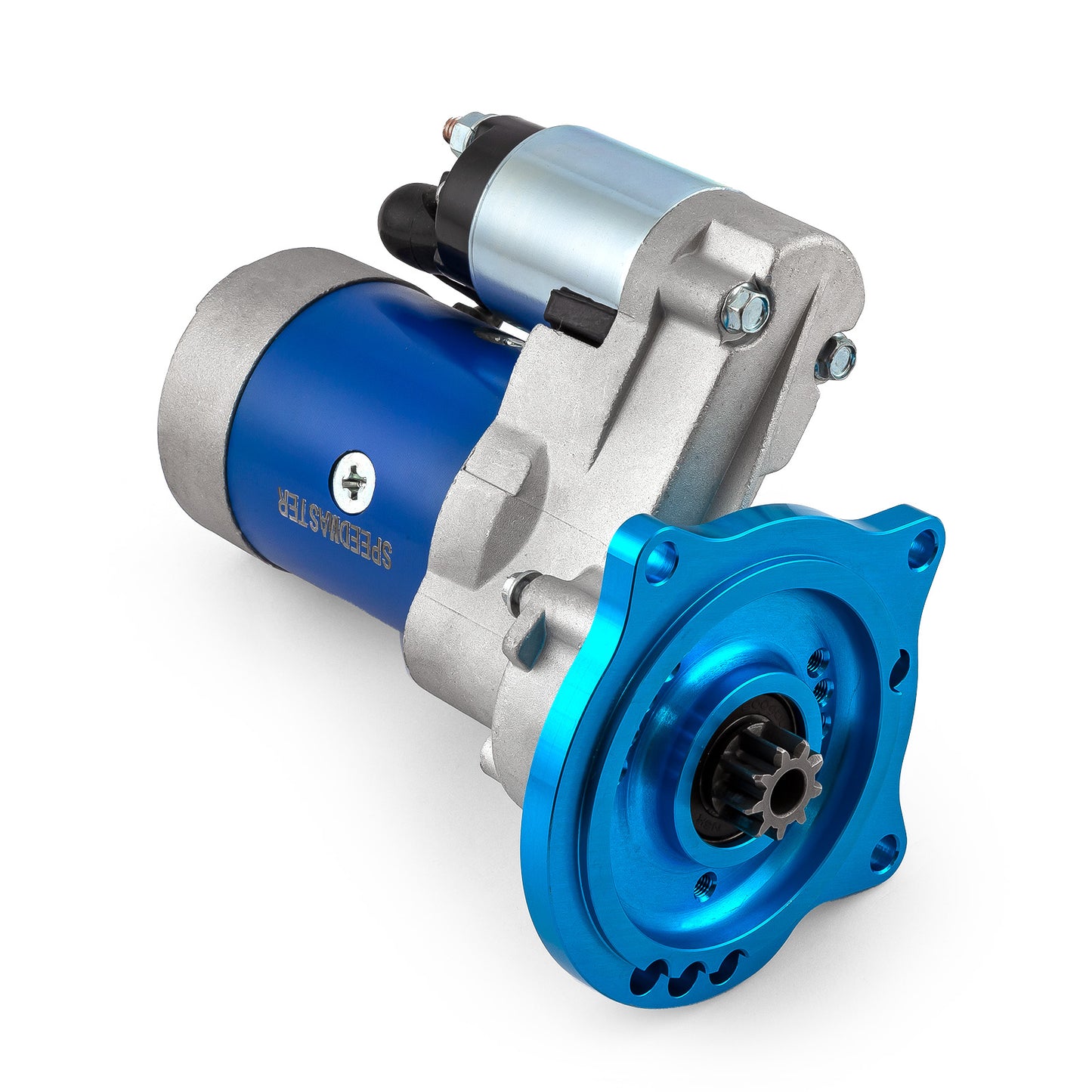Minimotor de arranque Ford Fe 390 428 de 3 pernos con transmisión automática y alto torque de 4 HP [Azul]