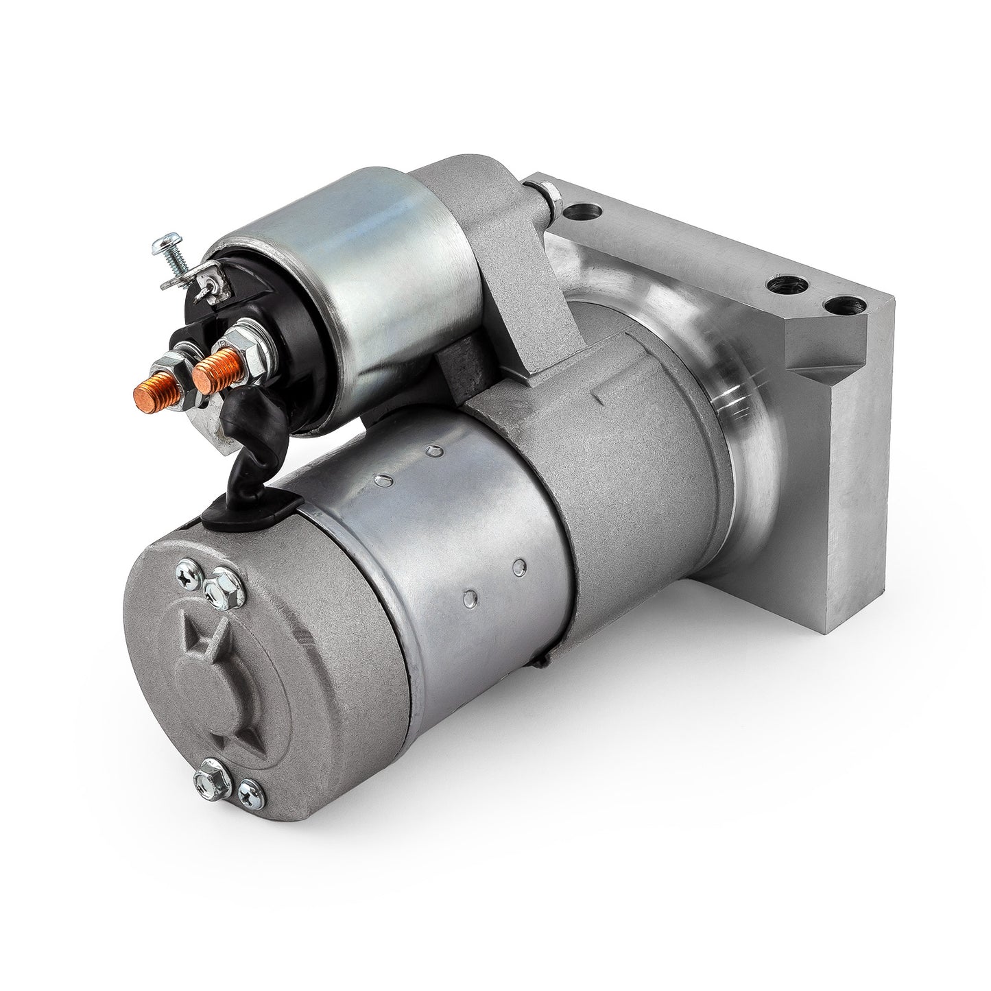 Motor de arranque de alto torque de 4 HP para Chevy SBC 350 BBC 454, 10" 153T, 11" 168T Mini [Satinado]