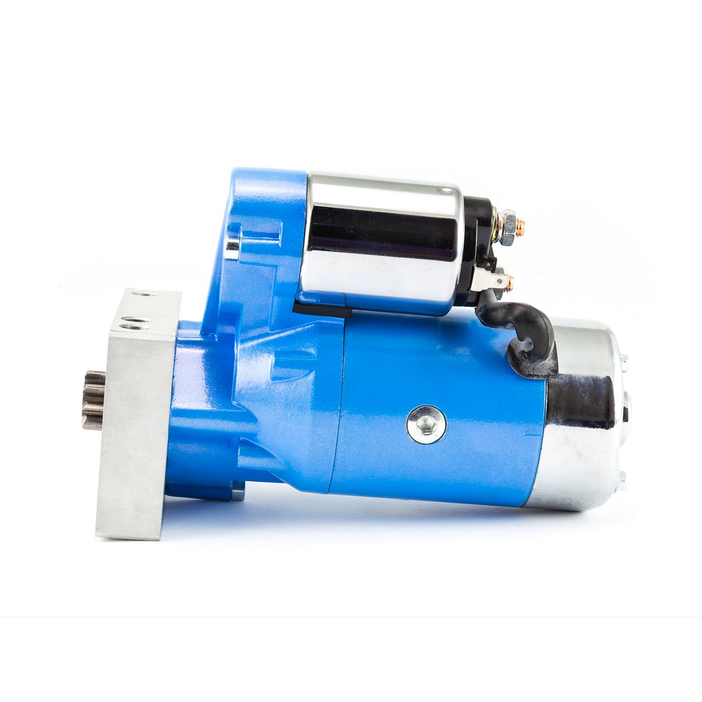 Motor de arranque mini de alto torque de 4 HP para Chevy SBC 350 BBC 454, 10" 153T y 11" 168T [Azul]