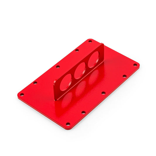 Placa de elevación universal de acero para motor GM LS - Roja