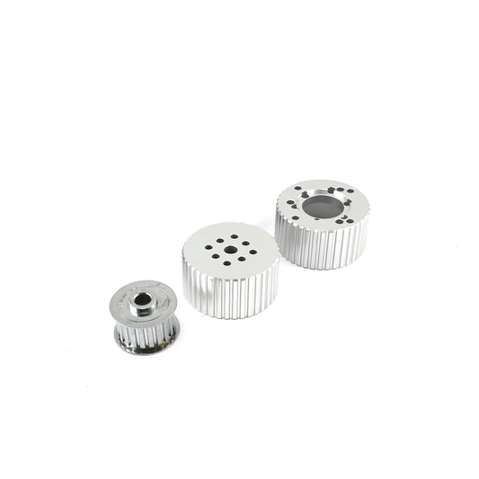 Short Gilmer Crank Alternator and Water Pump Pulleys Only