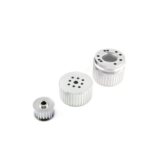 Long Gilmer Crank Alternator and Water Pump Pulleys Only