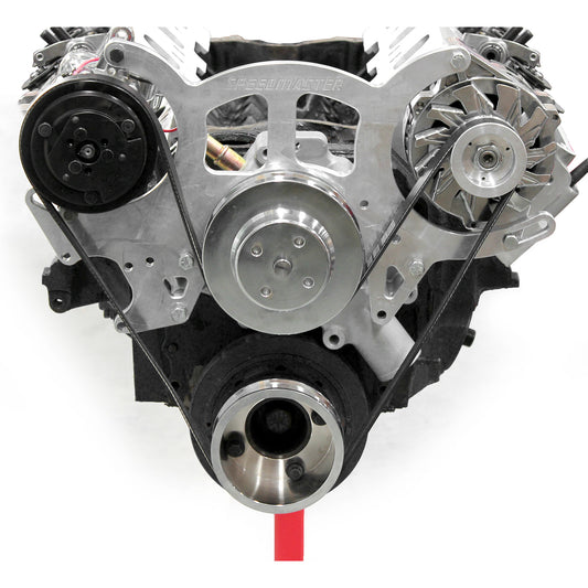 Kit de serpentina de reductora de aluminio billet Ford Small Block 289 302 351w al 20 %