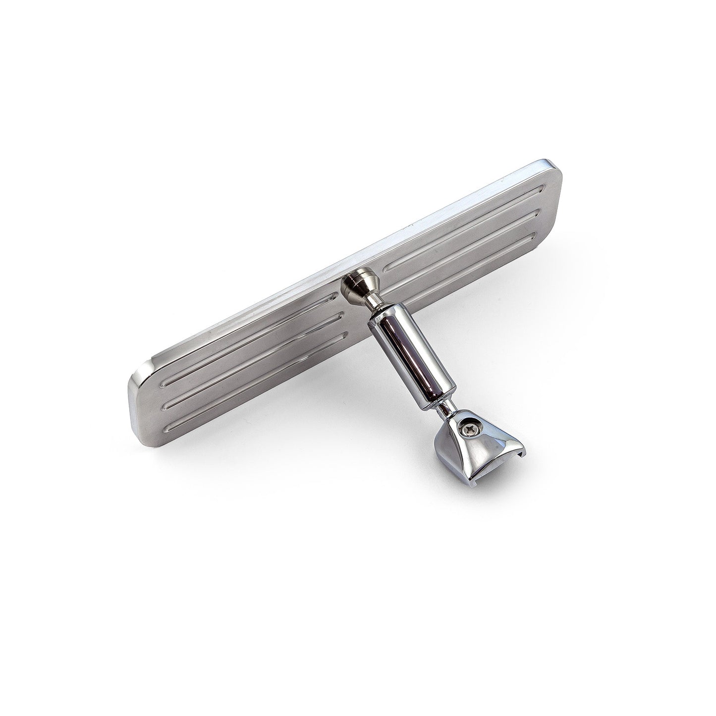 Espejo retrovisor de aluminio macizo fresado en bola de 9 1/4"