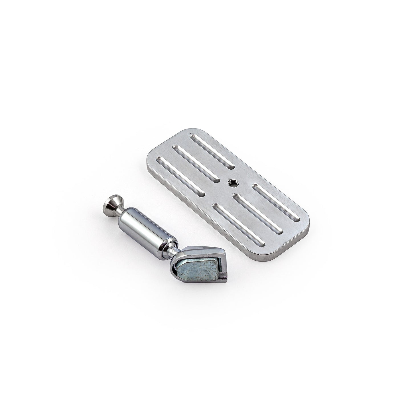 Espejo retrovisor de aluminio macizo fresado en bola de 5 1/2"