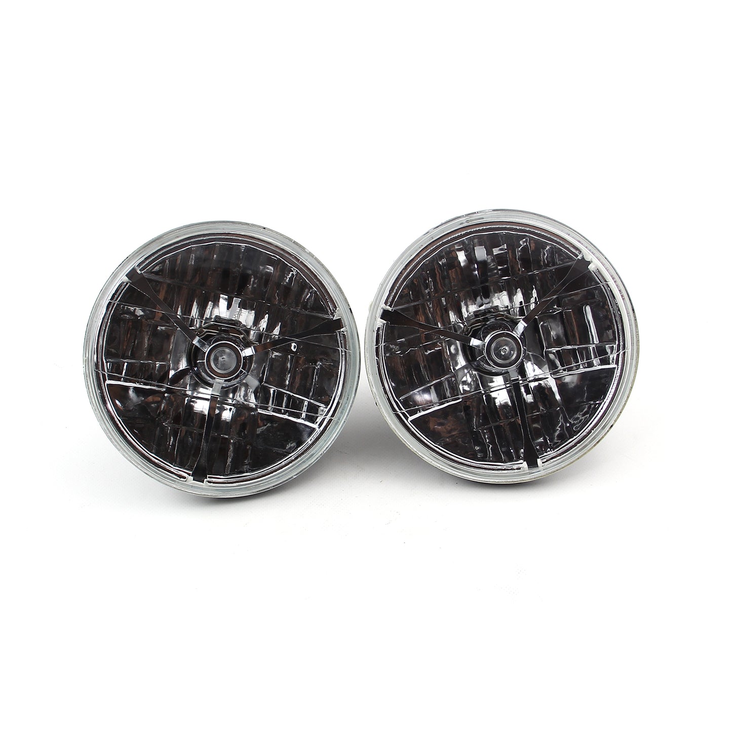 Faro delantero multirreflex de 7" H4 55/60 W con triple barra, punto transparente [Par H6024 H6014]