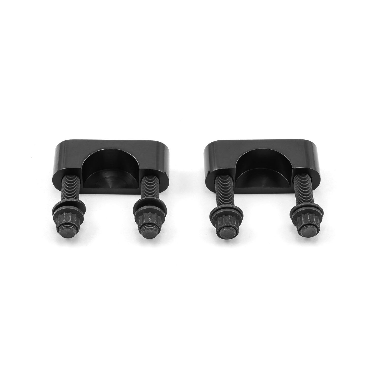 Tapas de cinturón de junta universal Billet 1350 anodizadas en negro