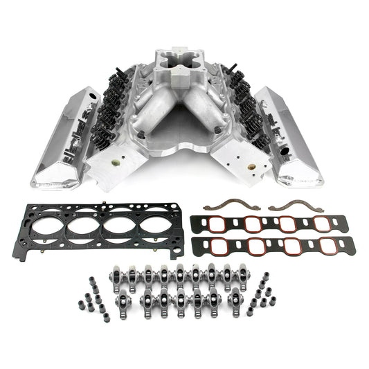 Ford 351W 9.5 Deck Fusion Manifold Hyd FT Cylinder Head Top End Engine Combo Kit