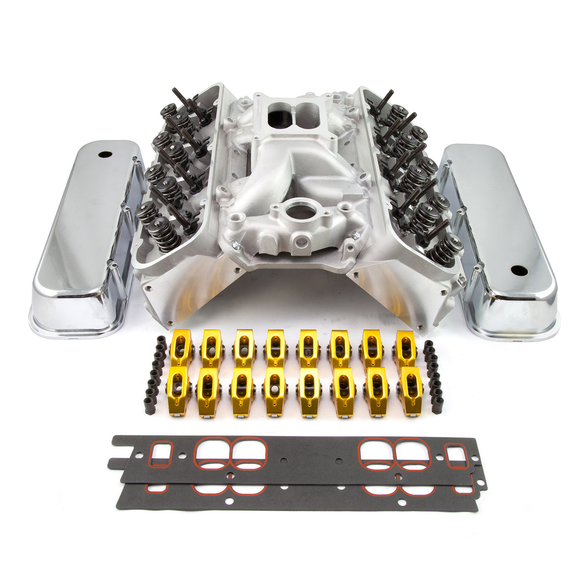 Kit combinado de culata de cilindro hidráulico Chevy BBC 396 454 FT (puerto ovalado)