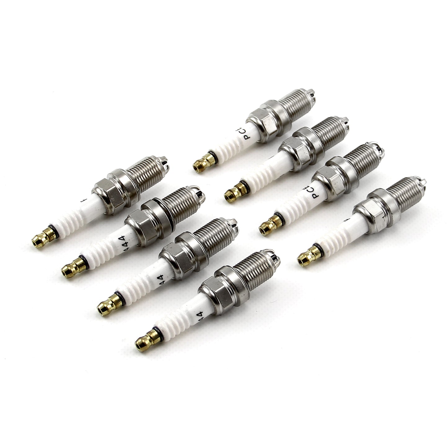 Racing Copper Core Gasket Seal Triple Electrode Spark Plugs (Qty. 8)