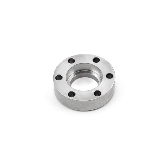 Espaciador de polea de cigüeñal/boquilla de sobrealimentador con herrajes de aluminio macizo de 0,865" de espesor