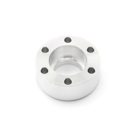 Espaciador de polea de cigüeñal/boquilla de sobrealimentador con herrajes de aluminio macizo de 1,250" de espesor