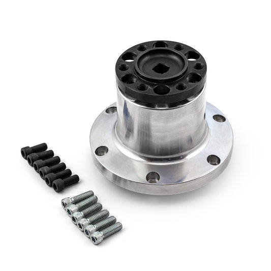 Boca de sobrealimentador de aluminio macizo con acoplador de 100 mm de largo