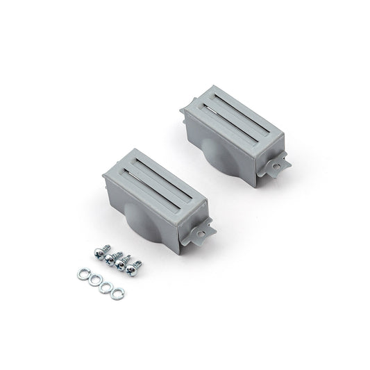 Deflectores de cubierta de aluminio cortos SBC para Chevy