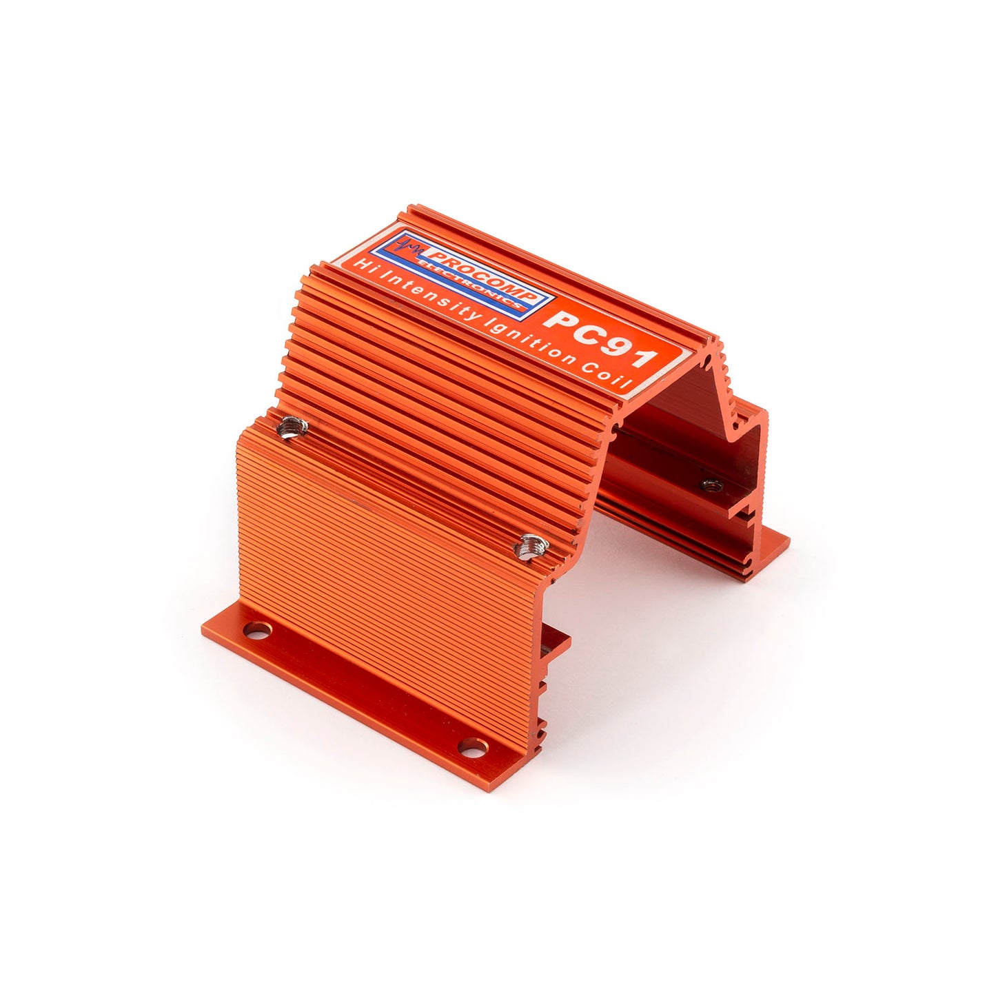 Cubierta de bobina de encendido de aluminio macizo PC91 - Roja