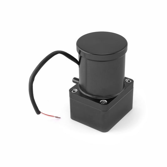 Bomba de vacío eléctrica universal de 12 voltios con pedal, color negro