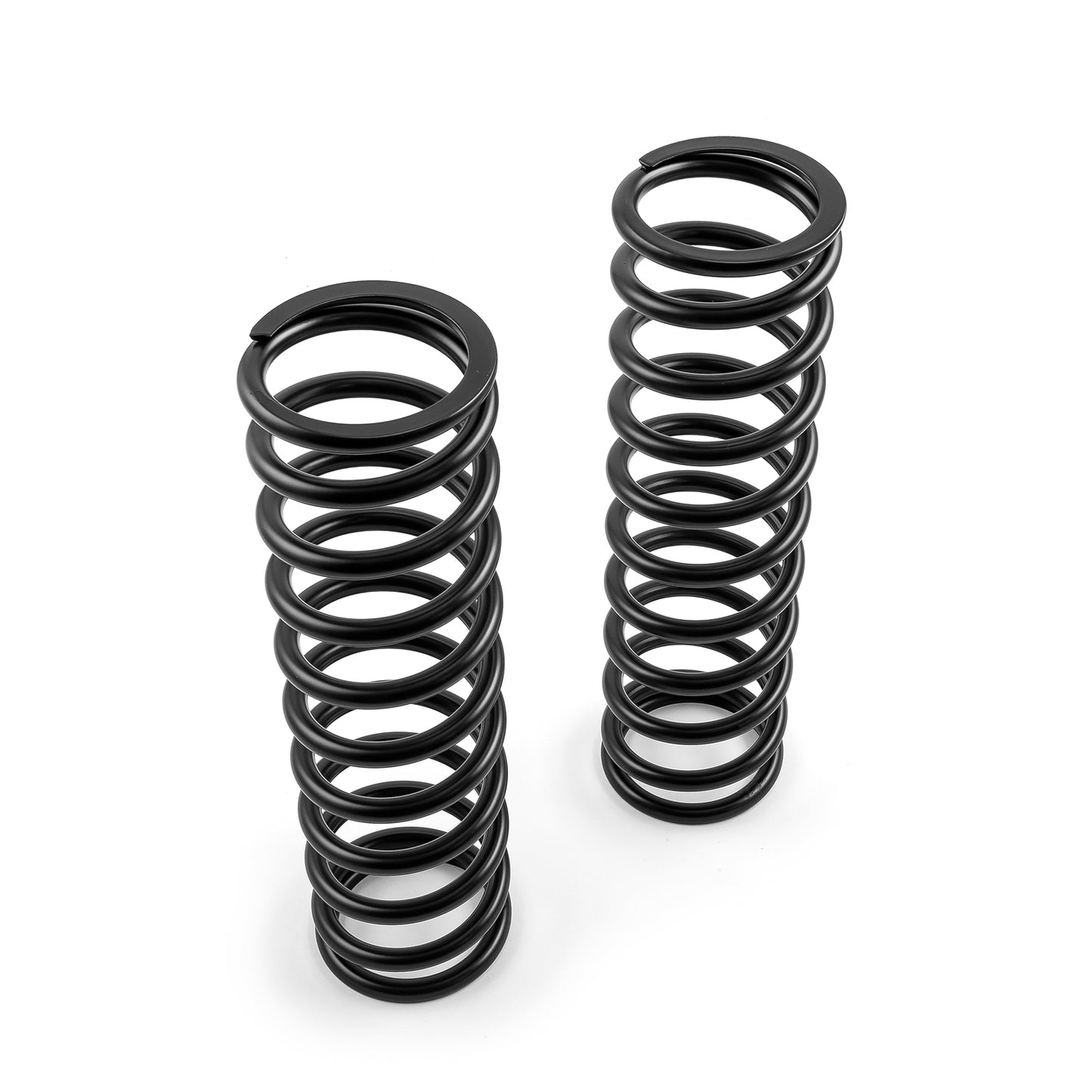 Resortes helicoidales para amortiguadores de 10" de alto, con una tasa de resorte de 110 lb/pulg. (110 lb/pulg.) - Negros (par)