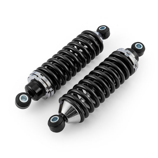 Amortiguadores helicoidales de 12" con resorte de 150 lb/pulg., ajustables (par)