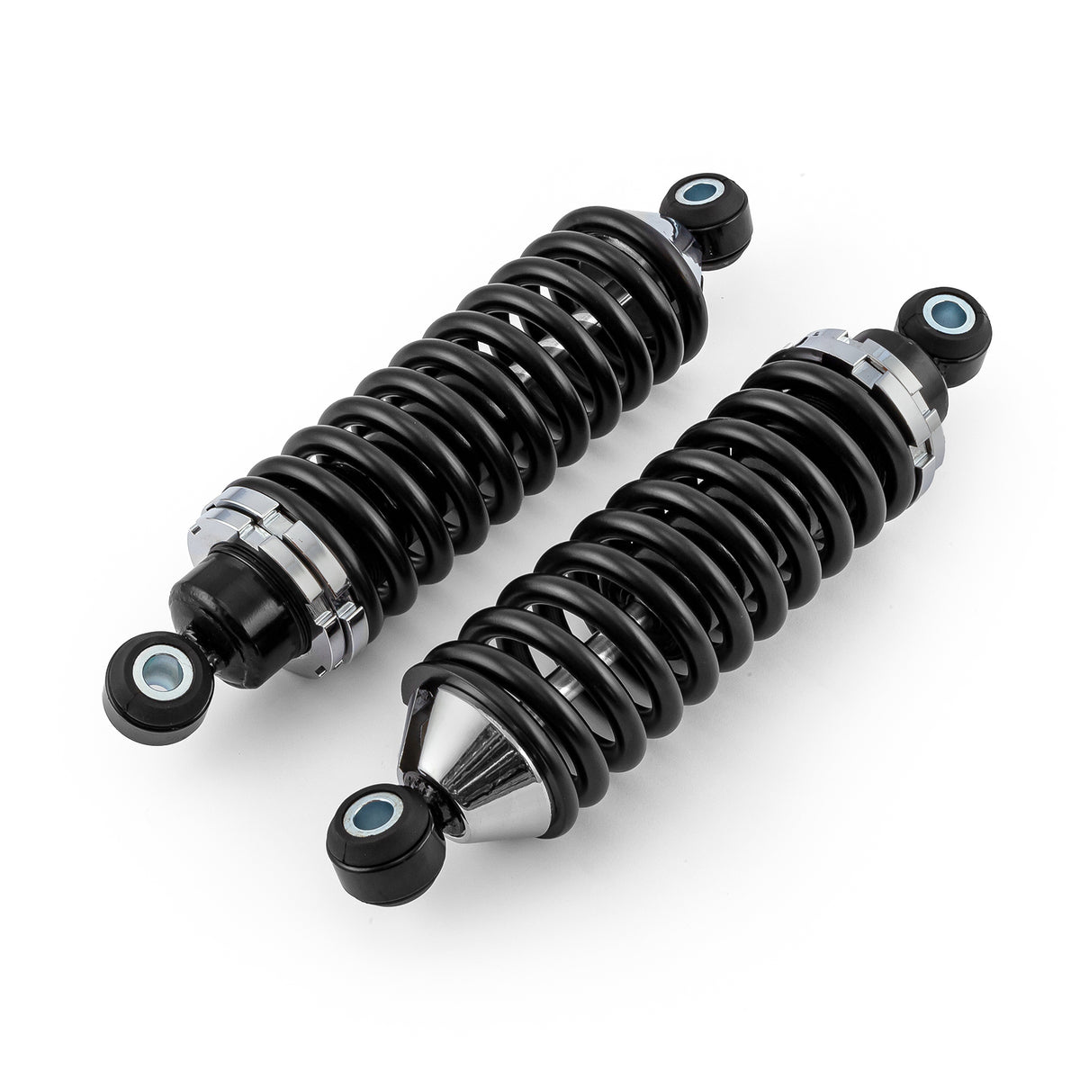 Amortiguadores de 12" con resorte de 180 lb/pulg., ajustables (par)