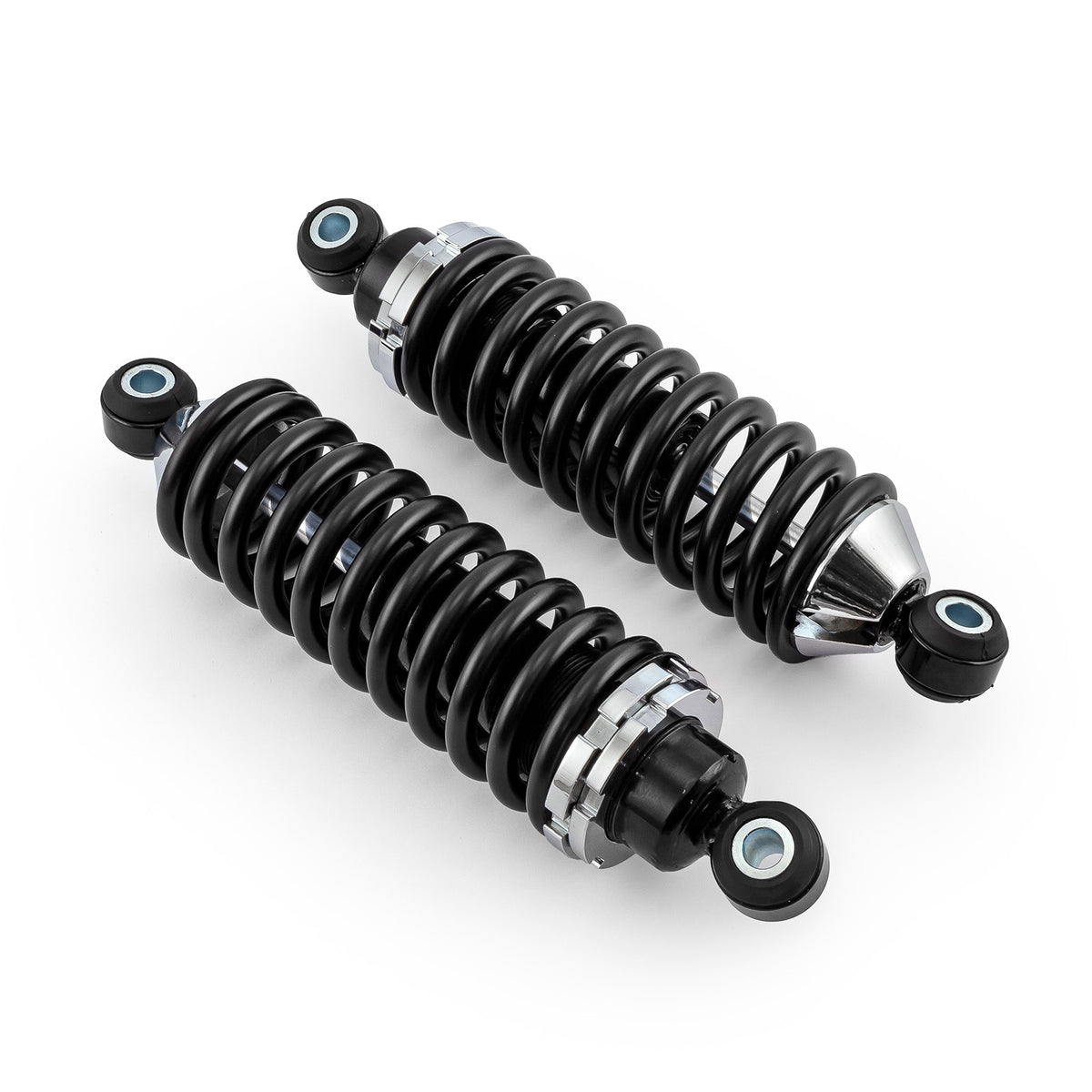 Amortiguadores de 12" con resorte de 300 lb/pulg., ajustables (par)