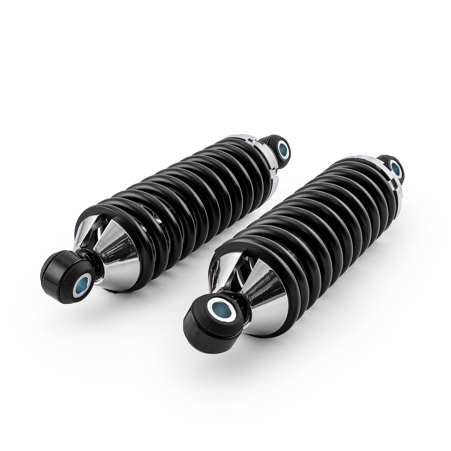 Amortiguadores helicoidales de 12" con resorte de 150 lb/pulg., ajustables (par)