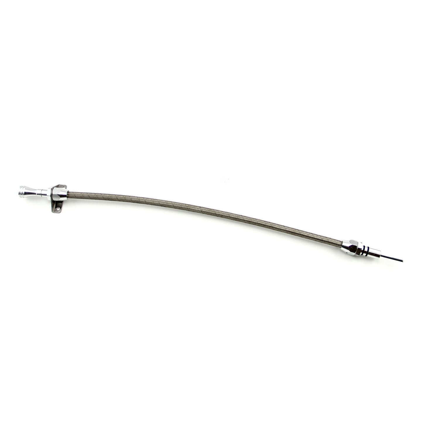 Varilla de medición de la transmisión con soporte flexible trenzado para cortafuegos Ford C6