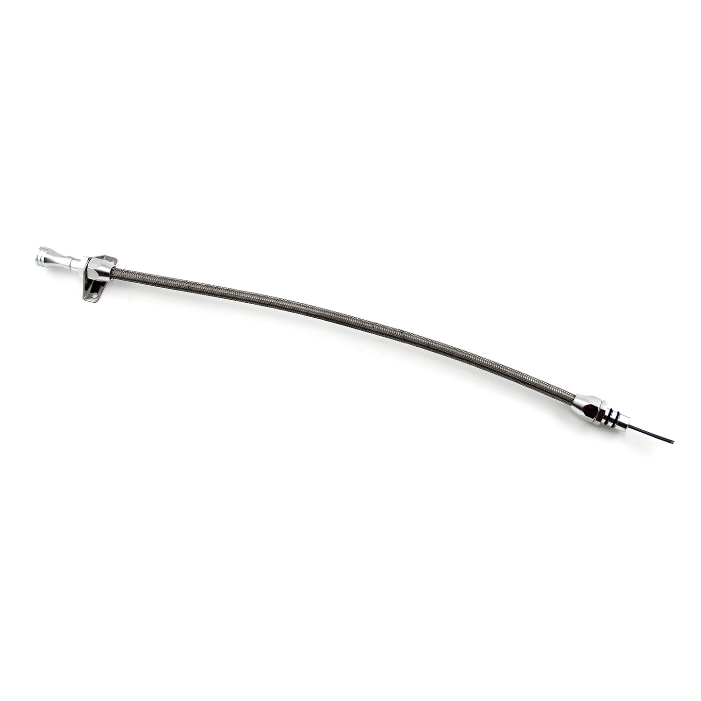 GM 4L60E Braided Flexible Firewall Mount Transmission Dipstick