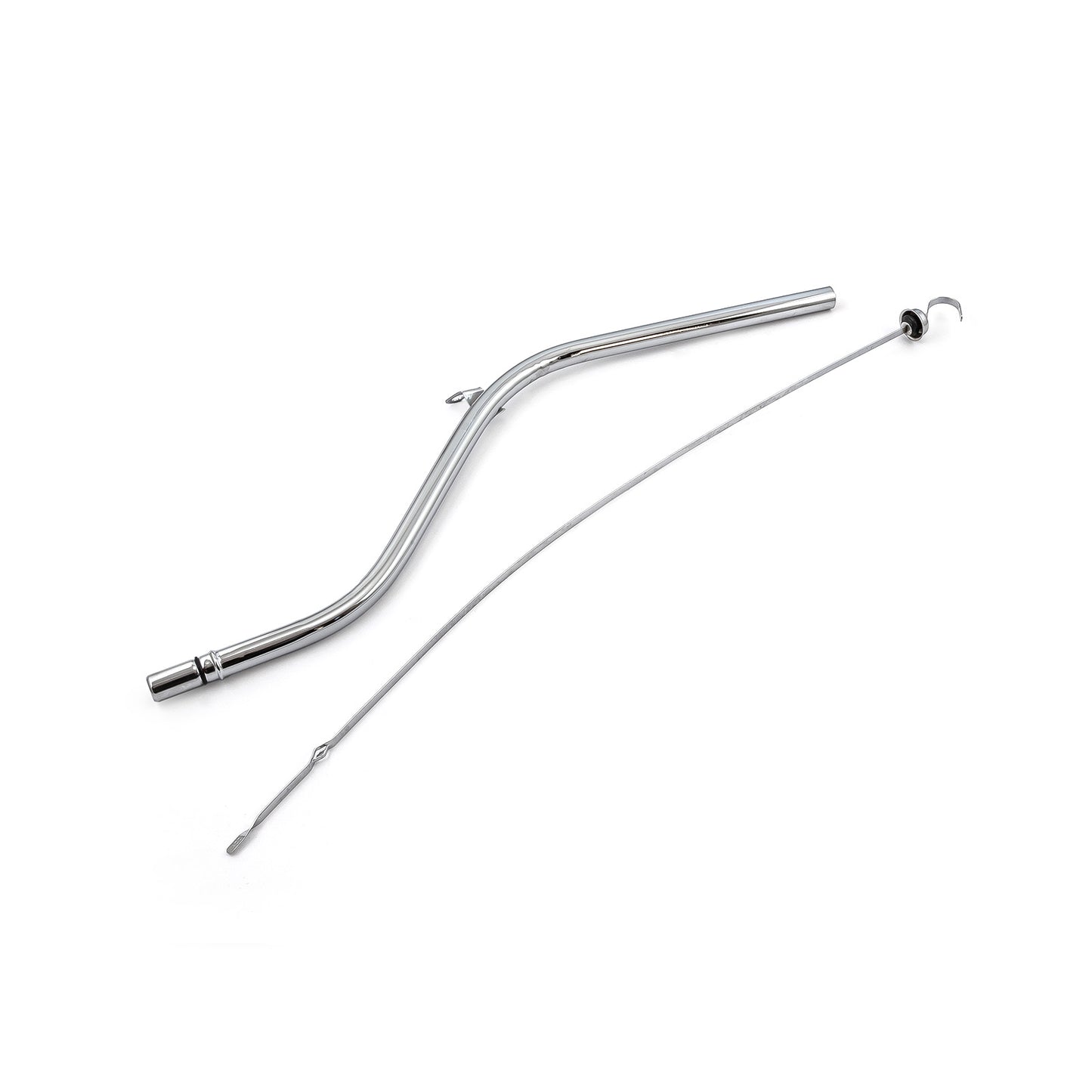 Chevy Gm Turbo Th350 27" Transmission Dipstick and Tube to Chrome