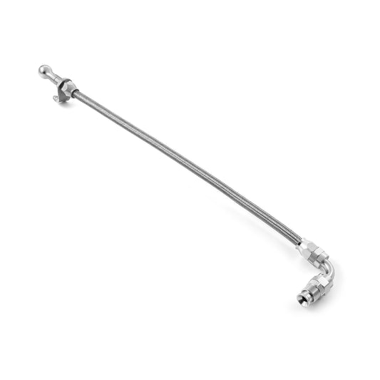 Varilla de nivel de transmisión con cárter flexible trenzado para Ford C4