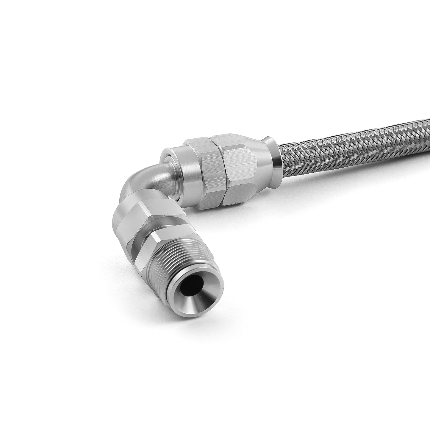 Varilla de nivel de transmisión con cárter flexible trenzado para Ford C4