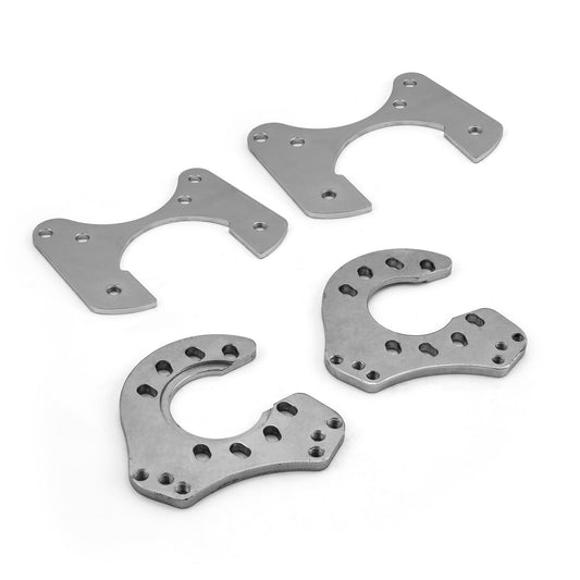 Kit de soporte adaptador de montaje de extremo de carcasa grande de 9" de Ford a pinza de freno de 5" de GM