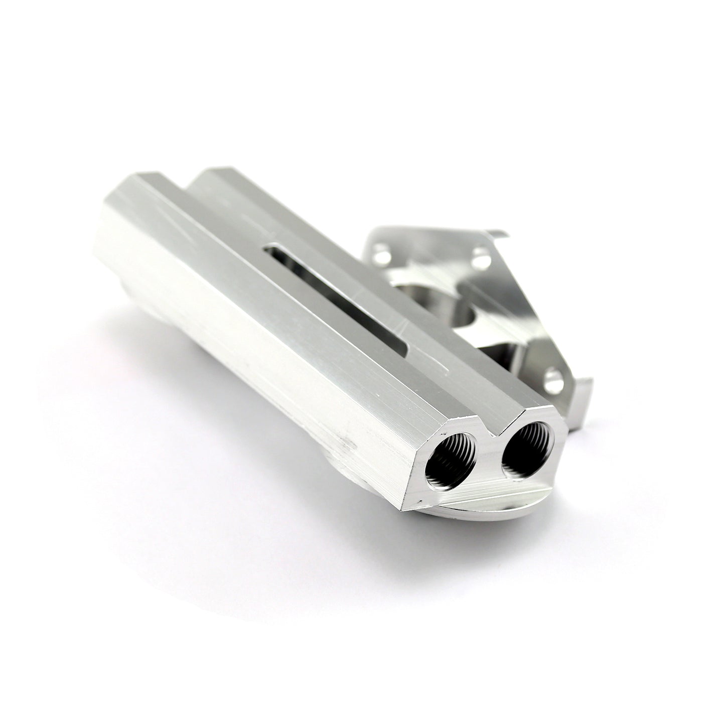 Aluminum Dual Remote Oil Filter Mount Brackets