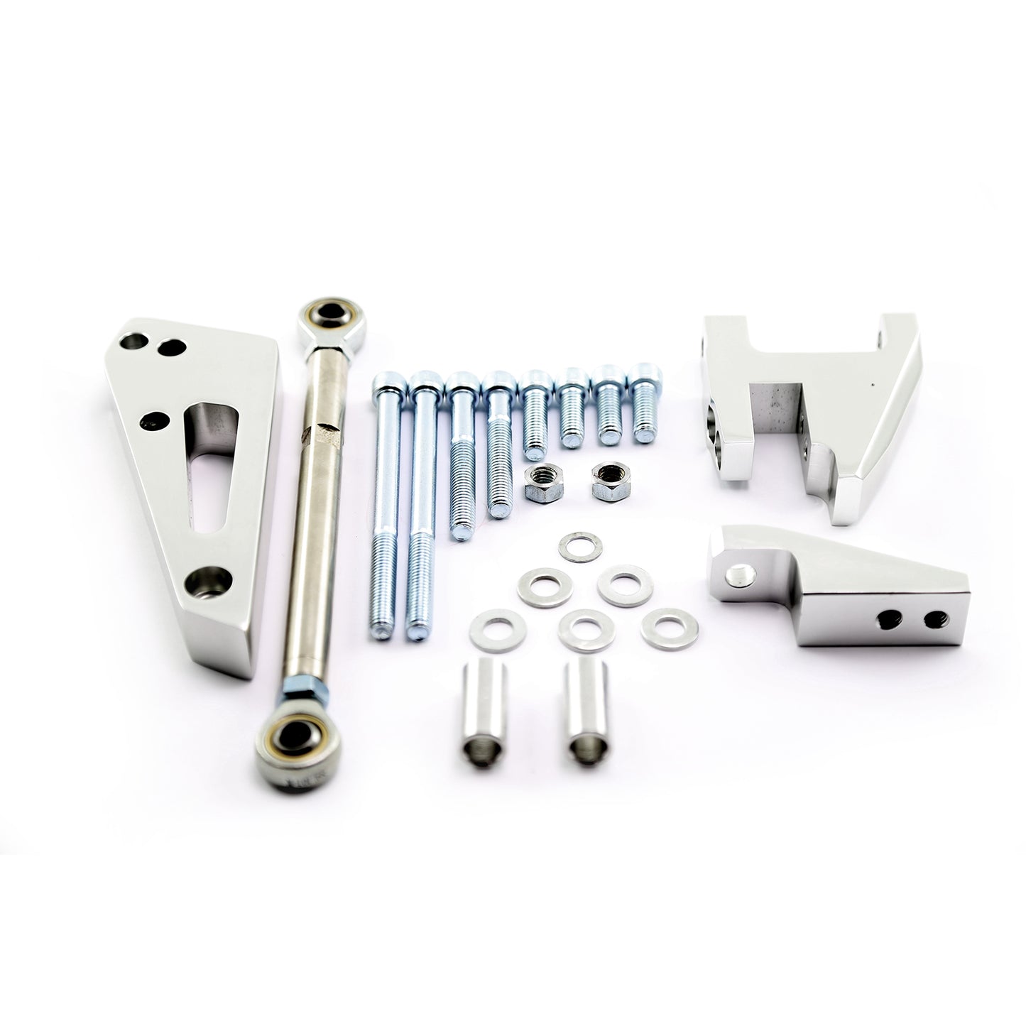 Kit de soporte de aire acondicionado Swp de bomba de agua corta para Chevy SBC 350 pulido