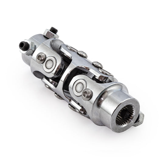 Junta universal de dirección de acero inoxidable de 3/4"-30 estrías x 3/4" doble D