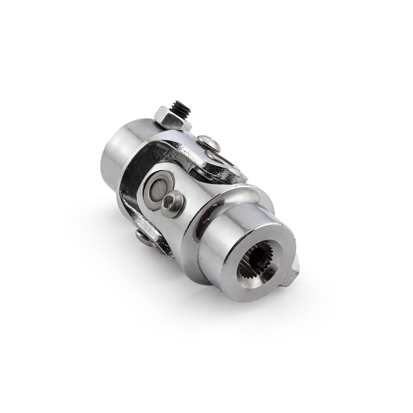 Junta universal de dirección de acero inoxidable de 9/16"-26 estrías x 3/4" doble D