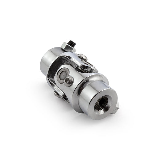 Junta universal de dirección de acero inoxidable de 9/16"-26 estrías x 3/4" doble D