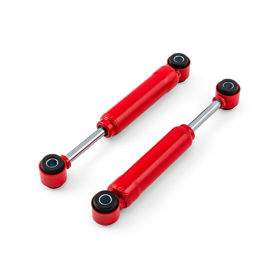 Amortiguadores Shorty Red Mono Tube Hot Rod 11 1/4" Extendido 7 7/8" Colapsado