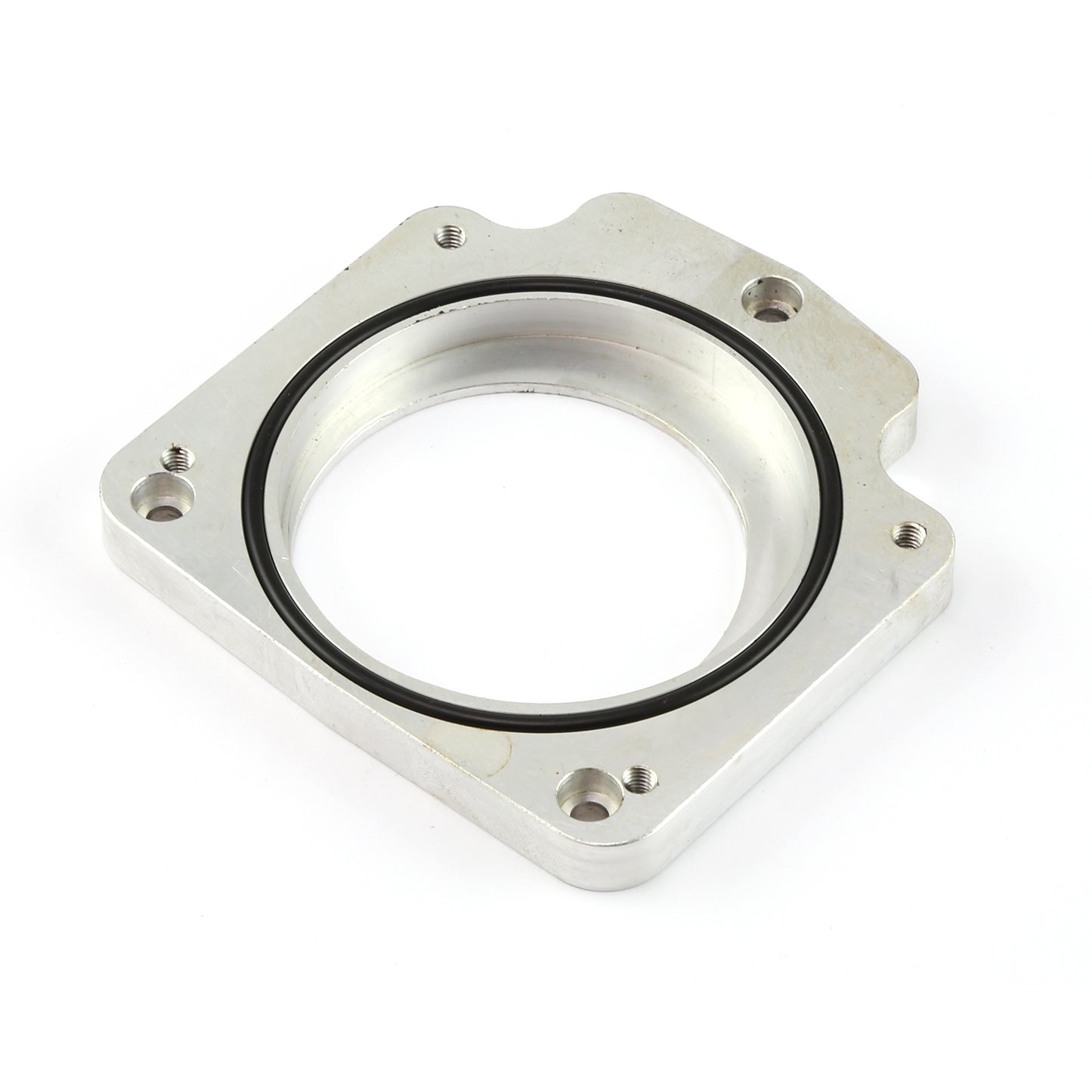 Espaciador adaptador de cuerpo del acelerador de aluminio billet LS1 a LS2 (3 pernos a 4 pernos)