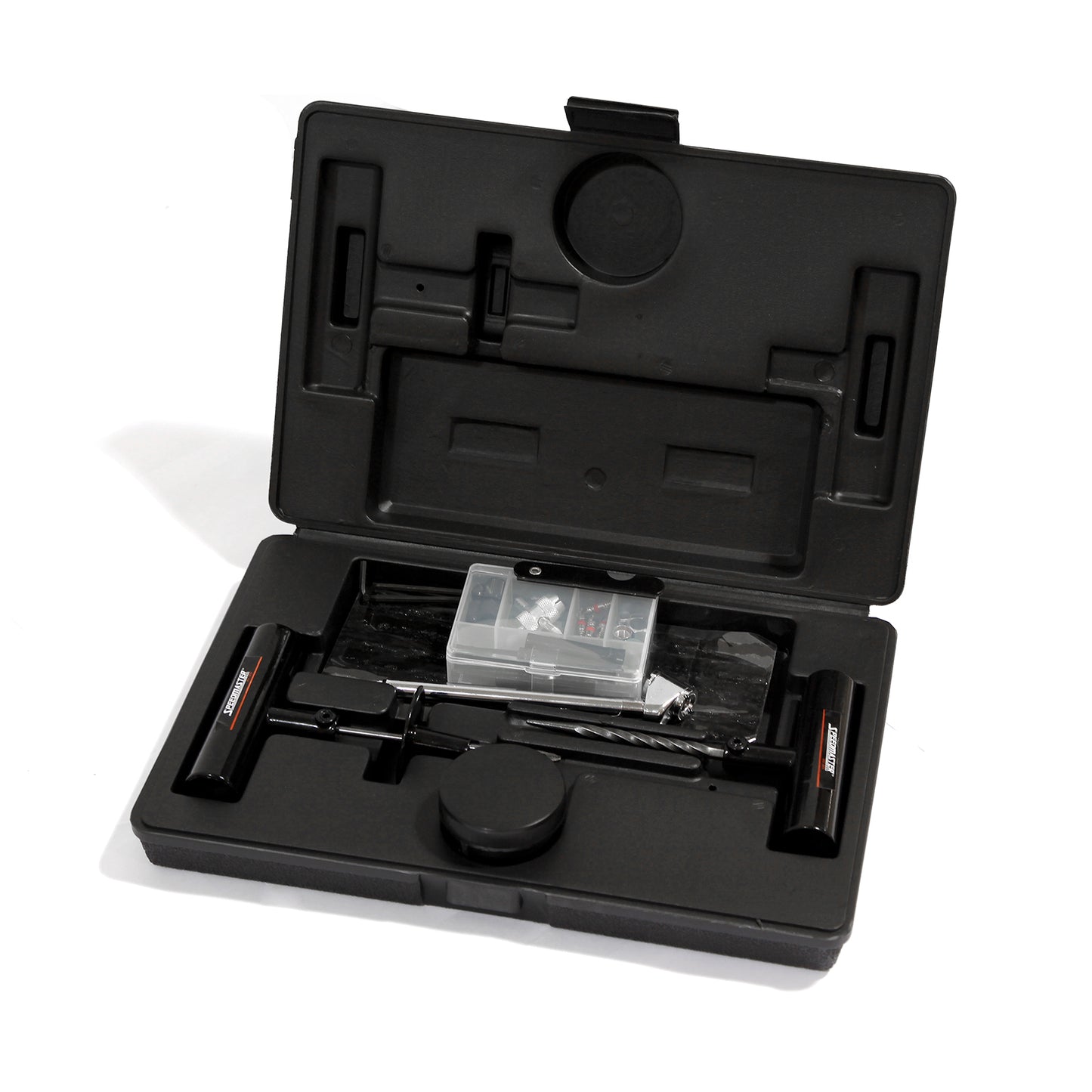 45pc Tire Puncture Repair Kit Fix Motorcycle Car Truck - Hard Case