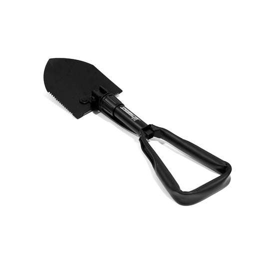 Pala plegable de acero al carbono de tres hojas, estilo militar, para 4x4 (talla M)
