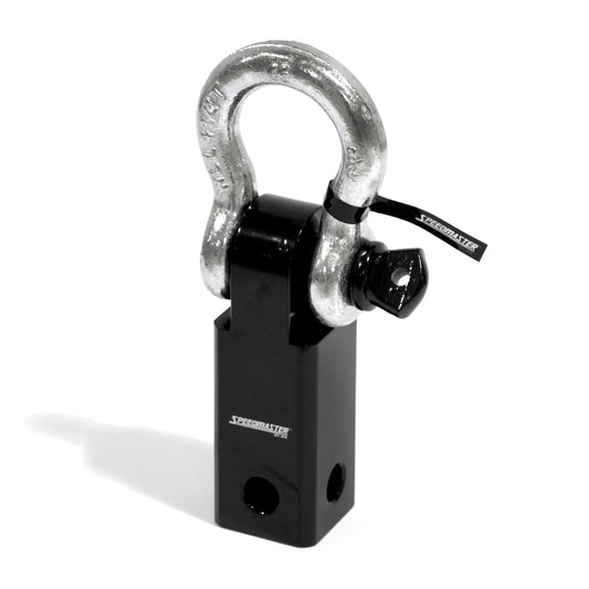 Punto de enganche de recuperación de servicio pesado de 5 1/4 toneladas y 10500 lb con grillete de 3/4" para receptor de 2"