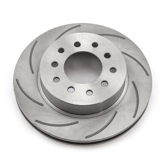 Rotor de freno trasero izquierdo ranurado de 11,25" de diámetro y 3,00" de centro