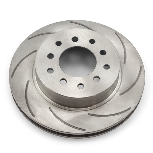 Rotor de freno trasero derecho ranurado de 11,25" de diámetro y 3,00" de centro