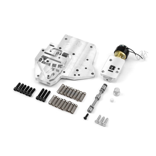 Transmisión GM TH400 de aluminio billet TransBrake con cuerpo de válvula manual completo